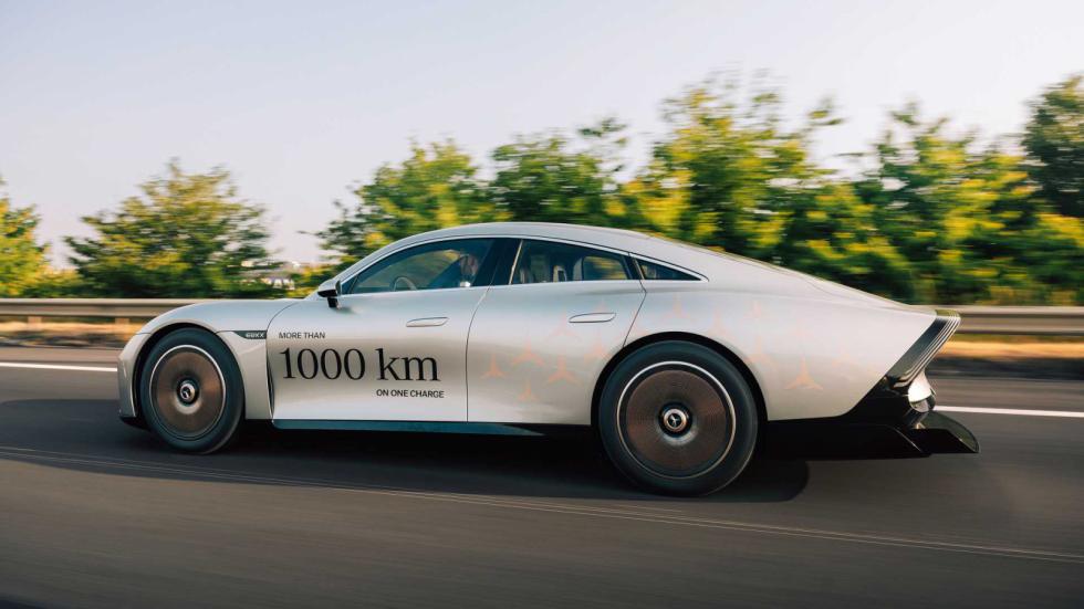 Νέο ρεκόρ αυτονομίας για την Mercedes Vision EQXX με 1.202 χλμ.